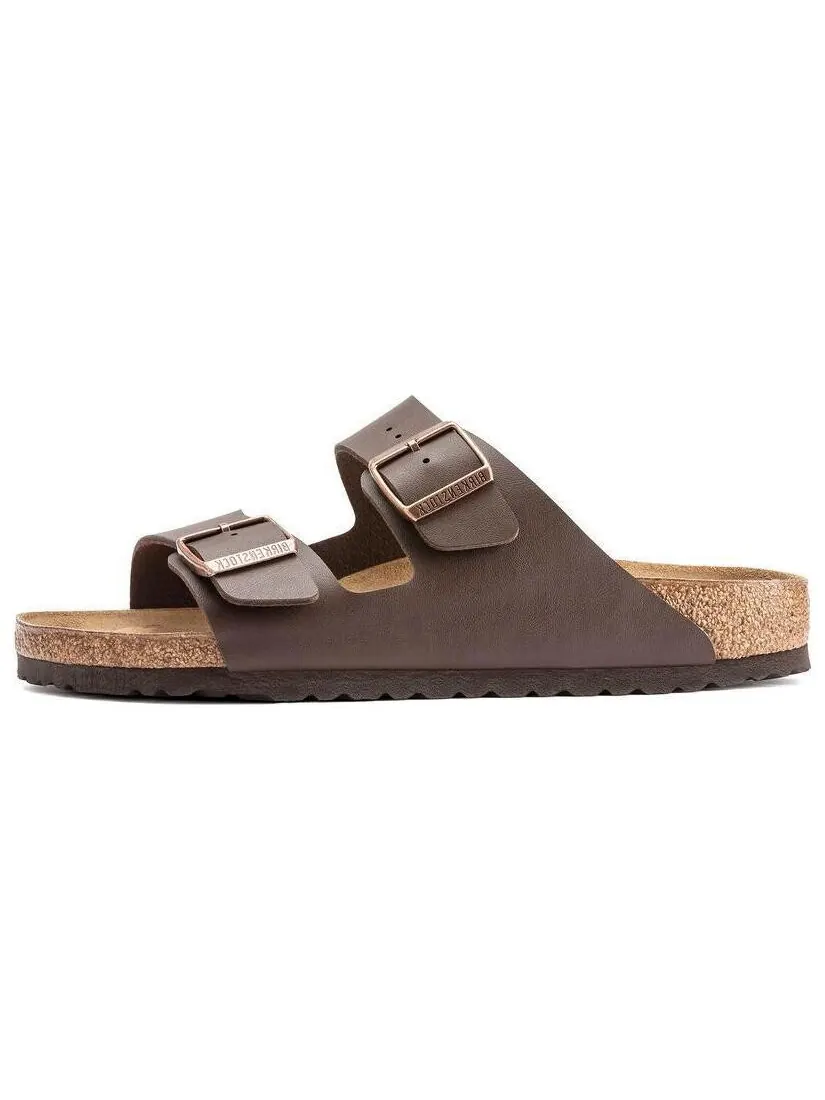 Сандалии Birkenstock Arizona Birko-Flor унисекс — изображение 1 из 4, коричневый