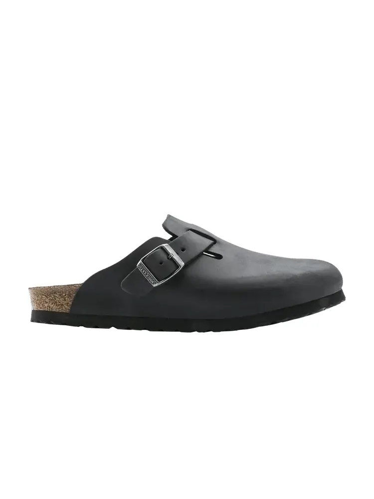 Сабо Birkenstock Boston Oiled Leather Black — изображение 1 из 1, черный