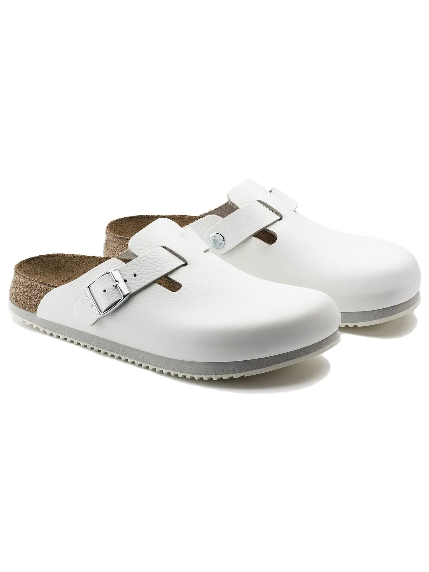 Мюли Birkenstock Boston Super Grip унисекс — изображение 3 из 5, белый