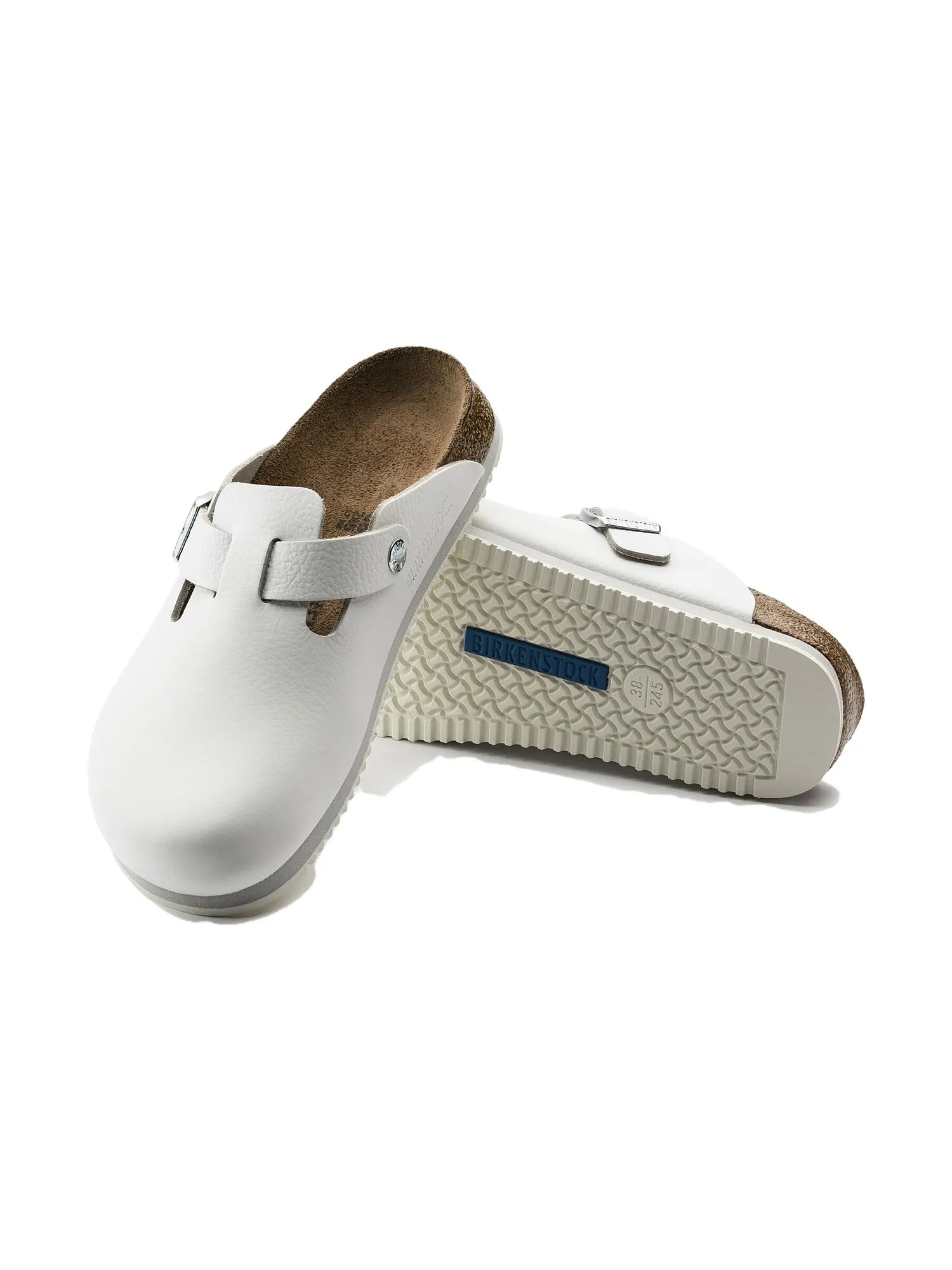Мюли Birkenstock Boston Super Grip унисекс — изображение 5 из 5, белый