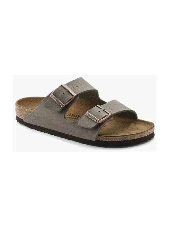 Сандалии Birkenstock Arizona Birkibuc узкие — изображение 2 из 4, серый