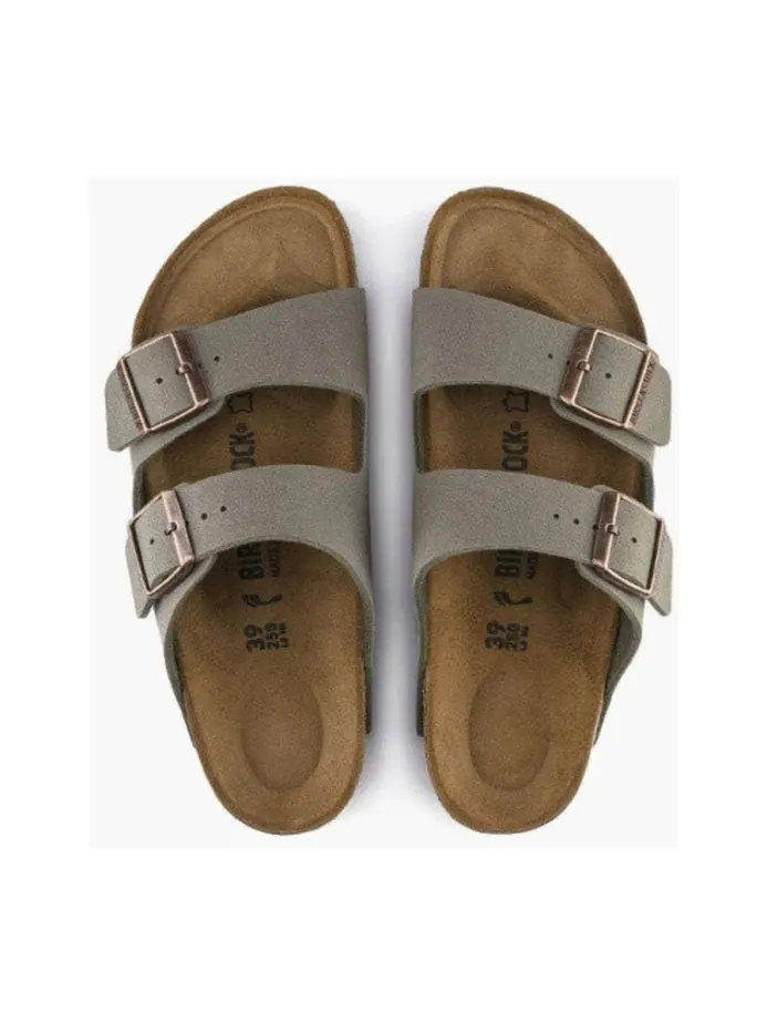 Сандалии Birkenstock Arizona Birkibuc узкие — изображение 4 из 4, серый