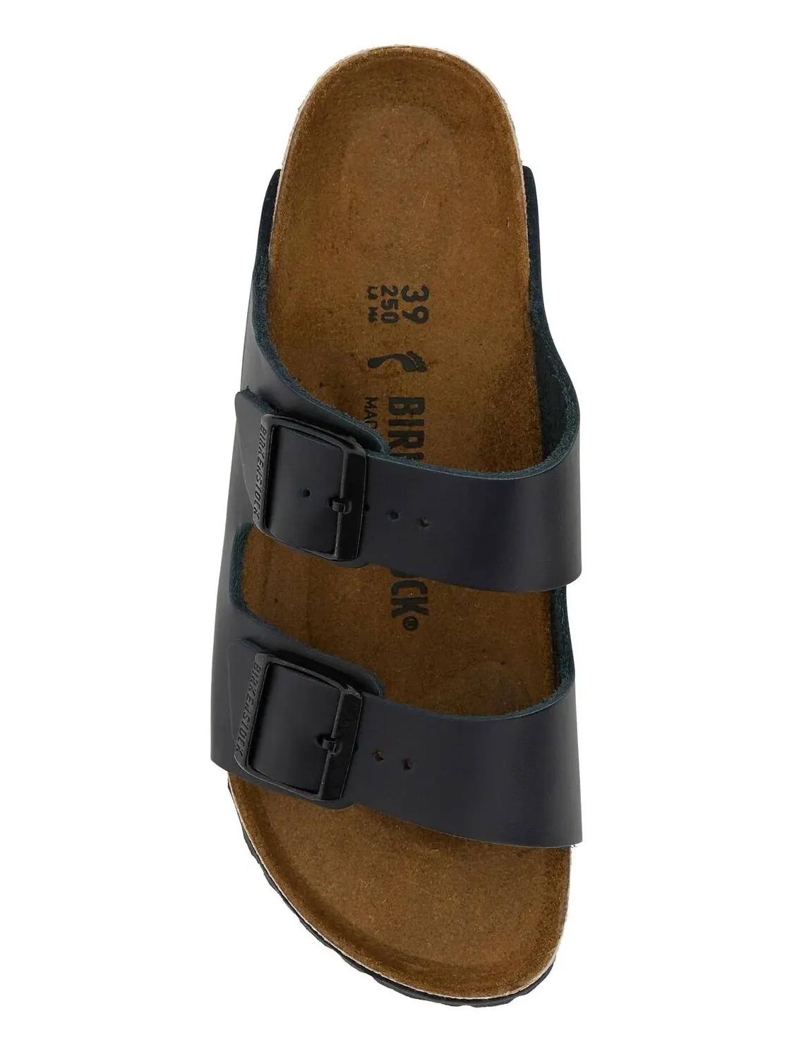 Сандалии Birkenstock Arizona Natural Leather узкие — изображение 2 из 4, черный