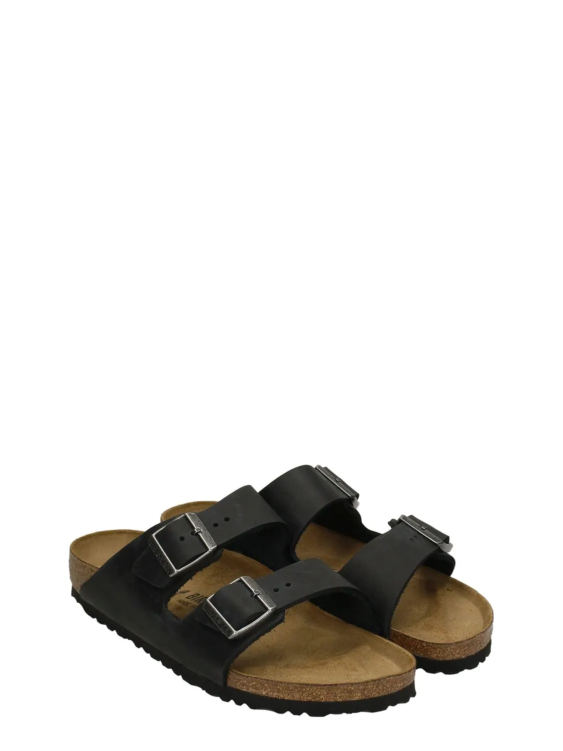 Сандалии Birkenstock Arizona Oiled Leather узкие — изображение 1 из 5, черный