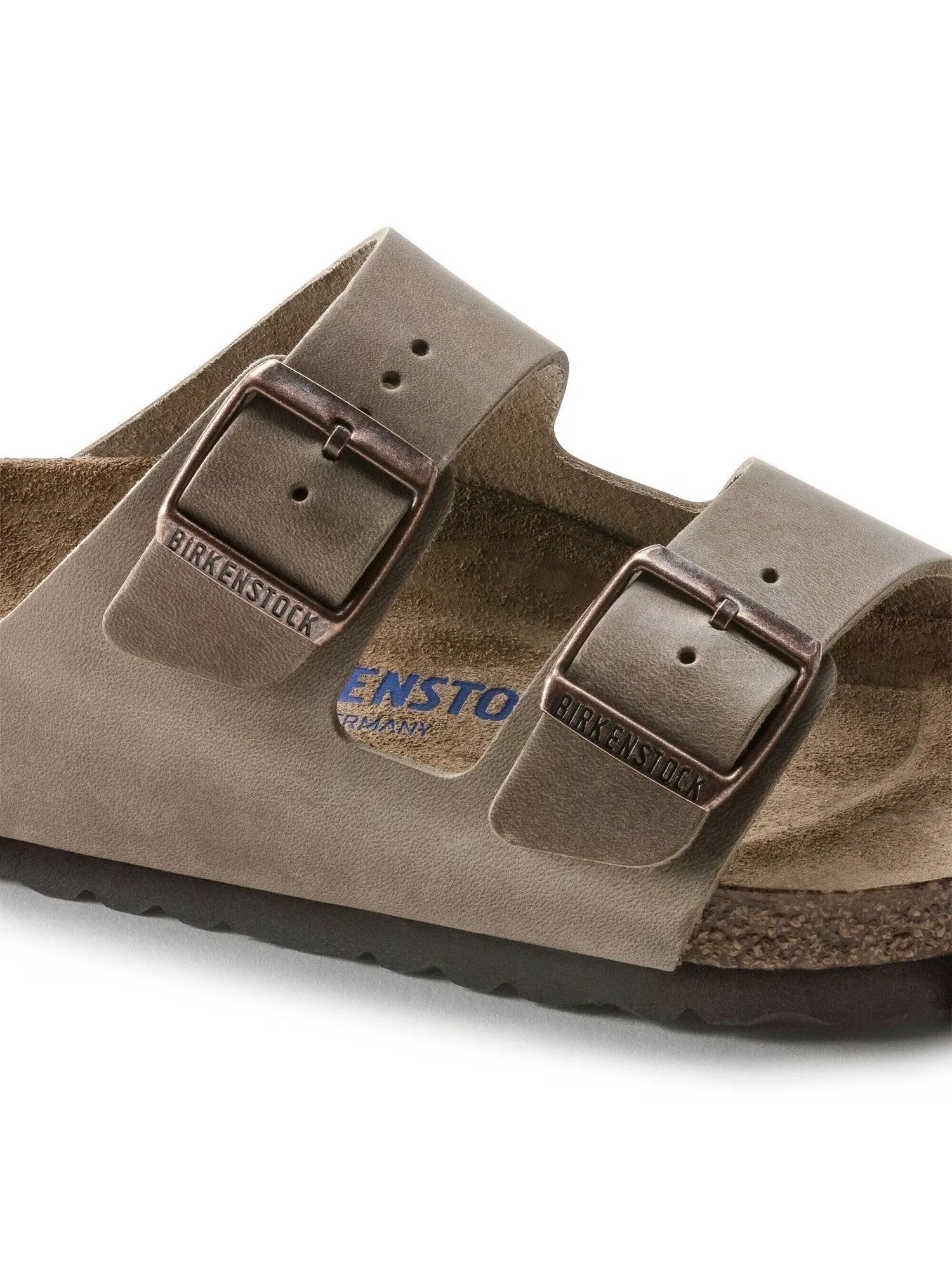 Сандалии Birkenstock Arizona Soft Footbed Natural Leather Oiled узкие — изображение 9 из 9, коричневый