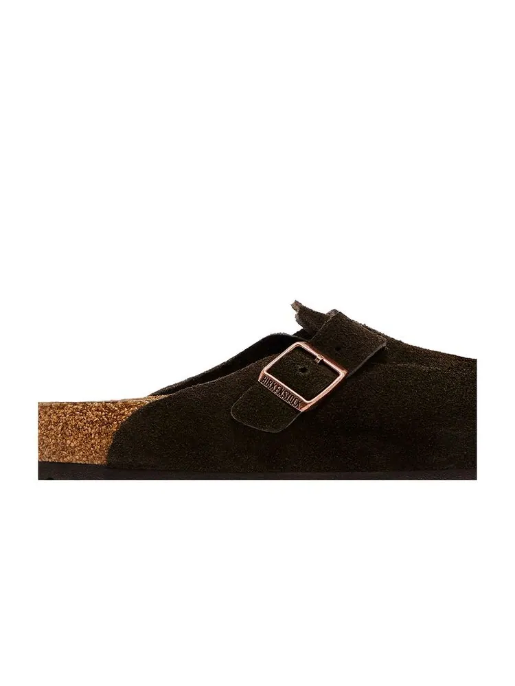 Коричневые клоги Birkenstock Boston Soft Footbed — изображение 6 из 12, коричневый