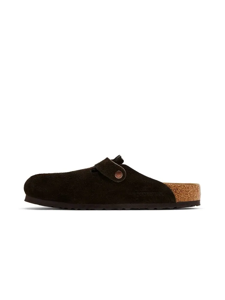 Коричневые клоги Birkenstock Boston Soft Footbed — изображение 7 из 12, коричневый