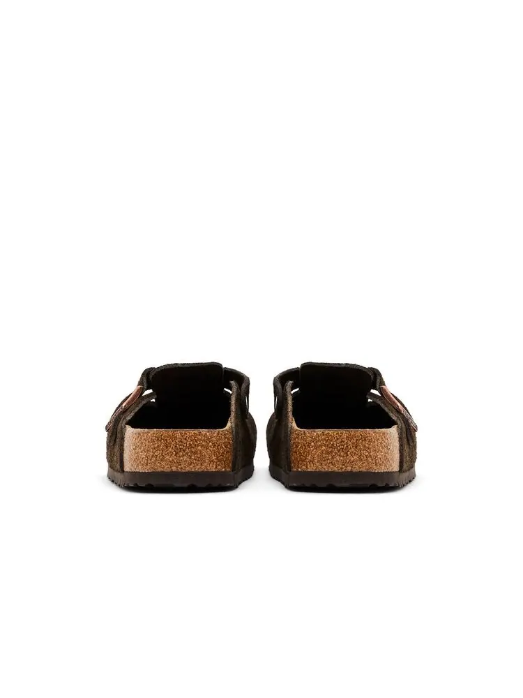 Коричневые клоги Birkenstock Boston Soft Footbed — изображение 10 из 12, коричневый