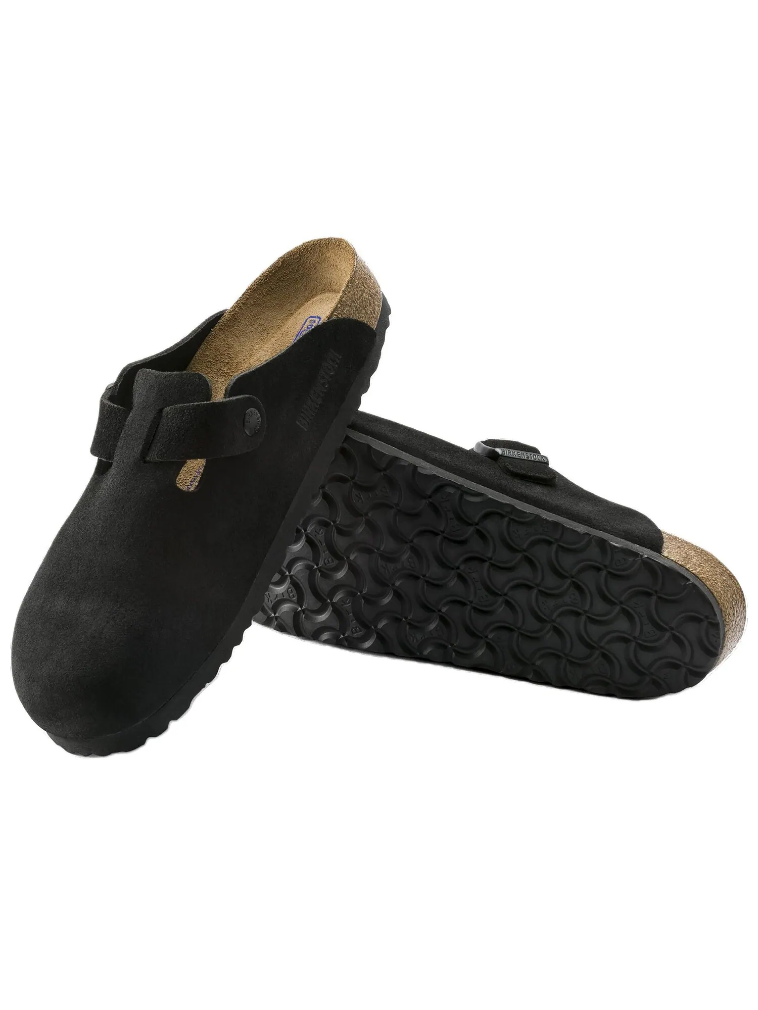Мюли Birkenstock Boston Soft Footbed Suede Leather — изображение 6 из 6, черный