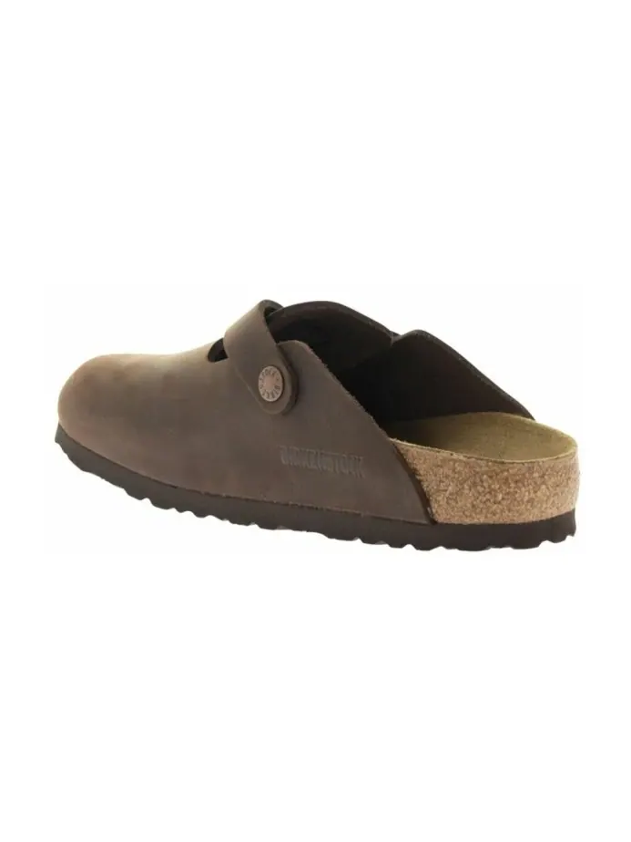 Мюли Birkenstock Boston Oiled Leather узкие, унисекс — изображение 3 из 4, хабана