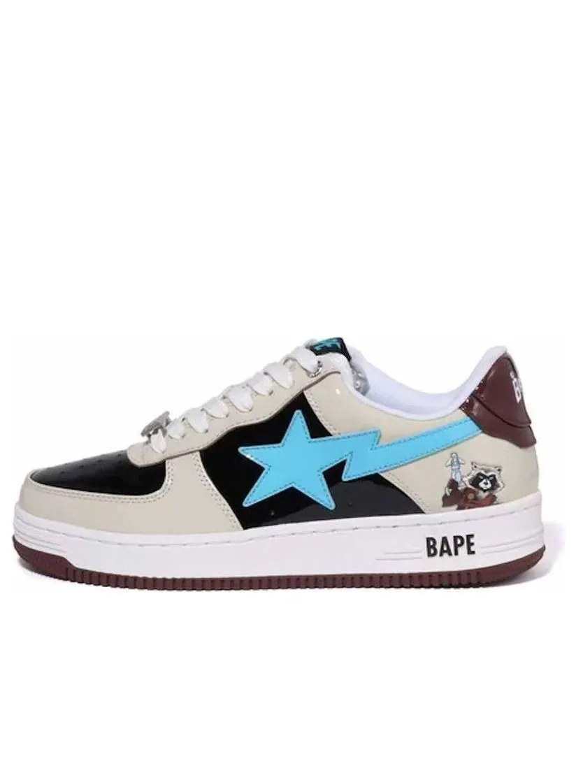 Кроссовки A BATHING APE x Marvel Comics Bape Sta Low 'Cream Black' — изображение 1 из 1