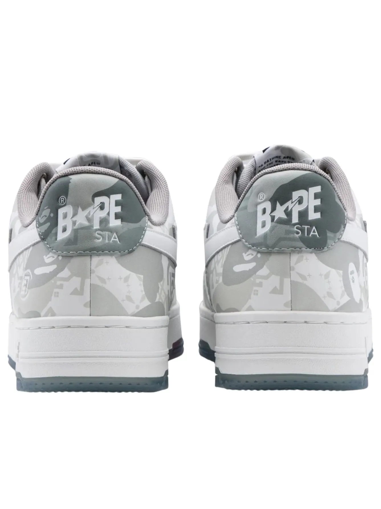 A Bathing Ape BAPE X Clot Camo BAPE STA 'White' — изображение 4 из 5, белый