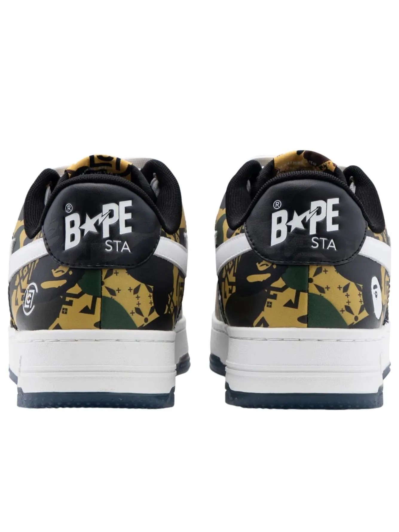 A Bathing Ape BAPE X Clot Camo BAPE STA 'Yellow' — изображение 4 из 5, желтый