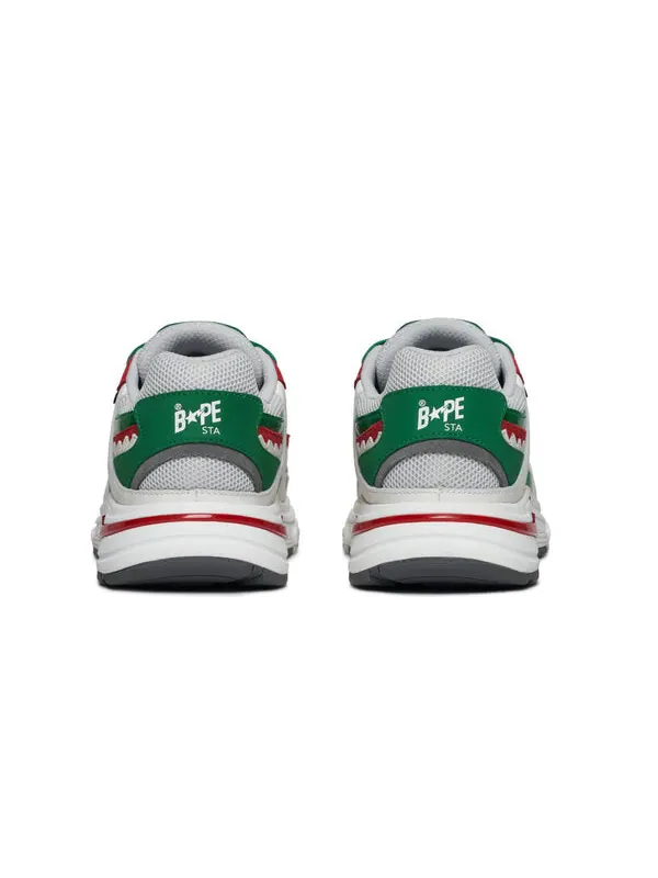 Кроссовки shark sta 'italy' A Bathing Ape — изображение 4 из 4, белый/зеленый/красный