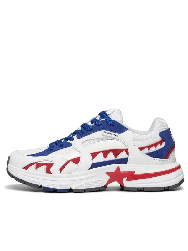 Кроссовки shark sta 'uk' A Bathing Ape — изображение 1 из 4, белый/синий/красный