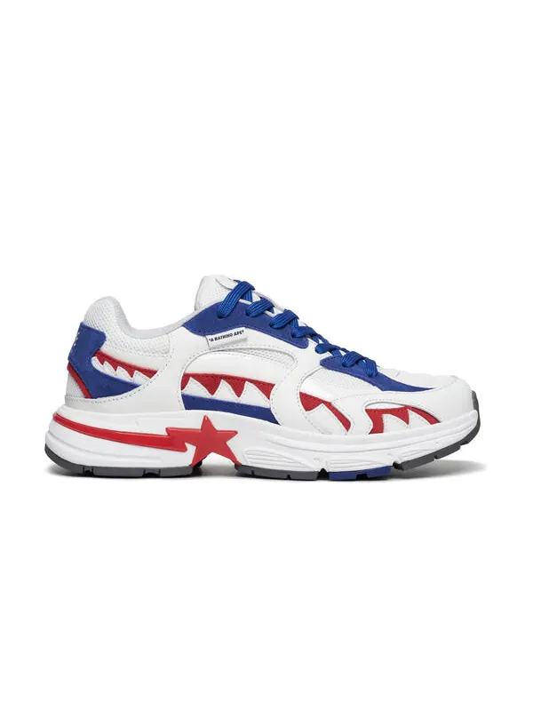 Кроссовки shark sta 'uk' A Bathing Ape — изображение 2 из 4, белый/синий/красный