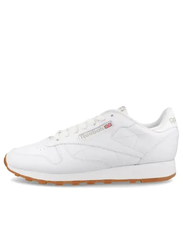 Кроссовки Reebok Classic Leather ' White Reebok Rubber Gum' — изображение 1 из 2, белый