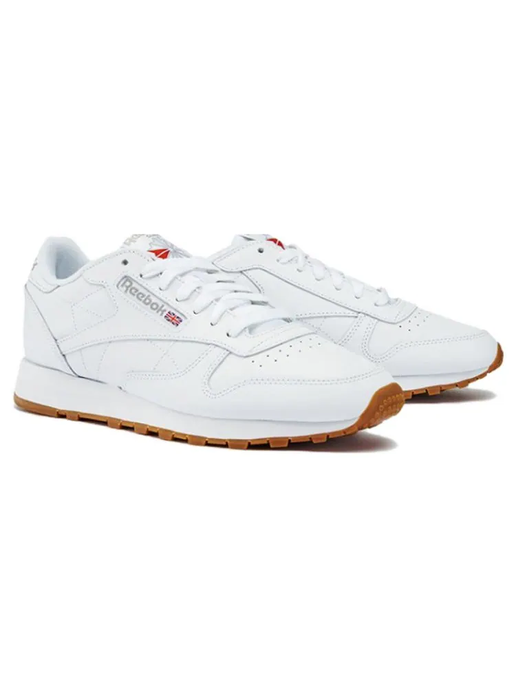 Кроссовки Reebok Classic Leather ' White Reebok Rubber Gum' — изображение 2 из 2, белый