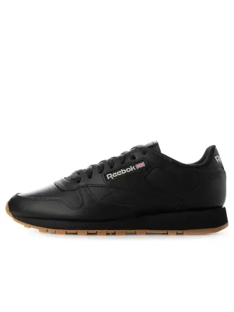 Кроссовки Reebok Classic Leather 'Core Black' — изображение 1 из 4, черный