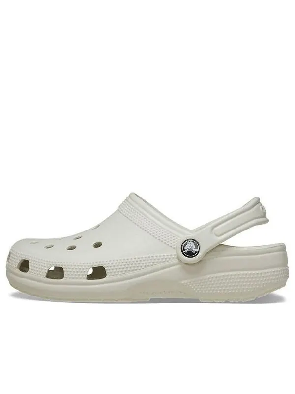 Кроссовки classic clogs 'linen' Crocs — изображение 1 из 4, белый