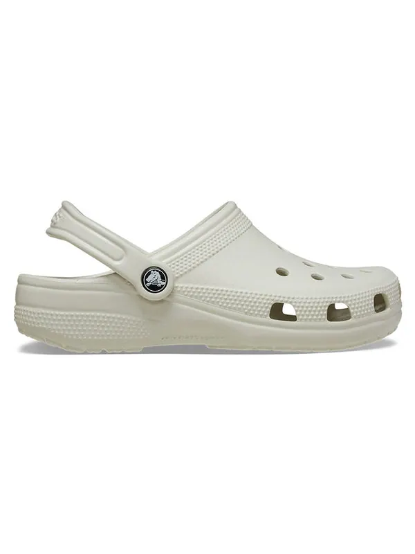 Кроссовки classic clogs 'linen' Crocs — изображение 3 из 4, белый