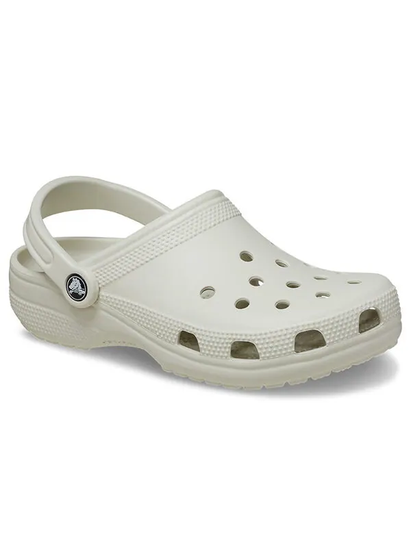 Кроссовки classic clogs 'linen' Crocs — изображение 4 из 4, белый