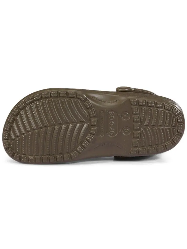 Сандалии Crocs Classic Clog 'Brown' — изображение 8 из 8, коричневый