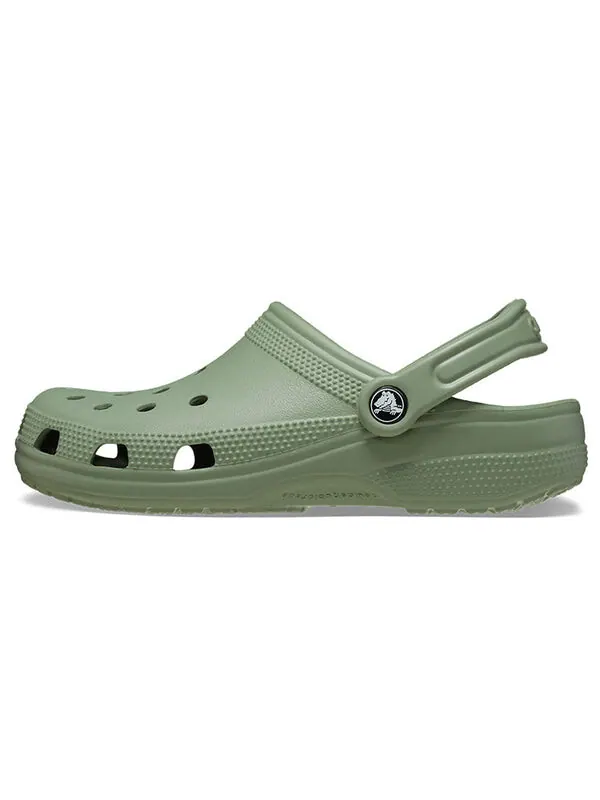 Кроссовки classic clogs 'moss green' Crocs — изображение 2 из 4, зеленый