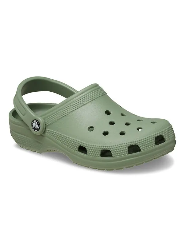 Кроссовки classic clogs 'moss green' Crocs — изображение 4 из 4, зеленый