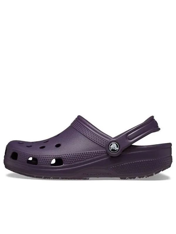 Кроссовки classic clogs 'dark iris' Crocs — изображение 1 из 4, фиолетовый