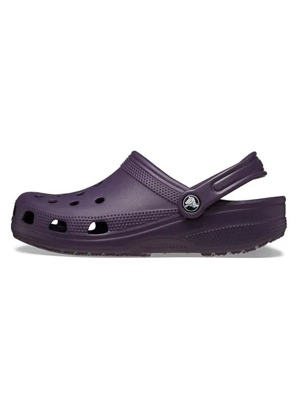 Кроссовки classic clogs 'dark iris' Crocs — изображение 2 из 4, фиолетовый