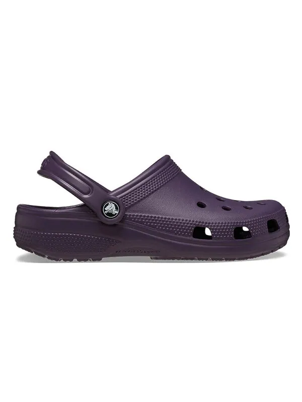 Кроссовки classic clogs 'dark iris' Crocs — изображение 3 из 4, фиолетовый