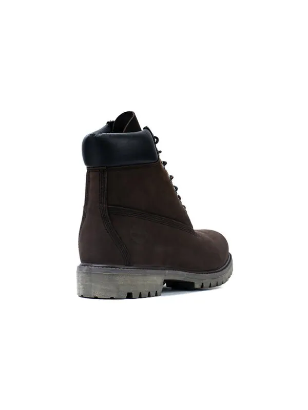Кроссовки icon 6'' premium wide fit boots 'dark brown nubuck' Timberland — изображение 3 из 4, черный/темный коричневый