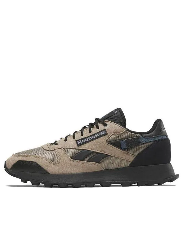 Кроссовки classic leather 'boulder beige' Reebok — изображение 1 из 4, бежевый/синий