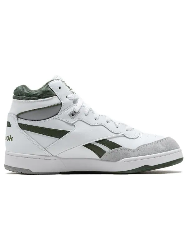 Кроссовки bb 4000 ii mid 'white varsity green' Reebok — изображение 3 из 4, белый/серый/зеленый