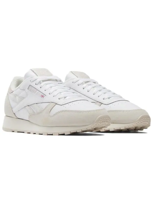 Кроссовки classic leather 'white chalk stucco' Reebok — изображение 3 из 4, белый