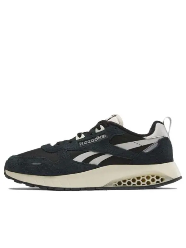 Кроссовки classic leather hexalite shoes 'core black' Reebok — изображение 1 из 4, черный