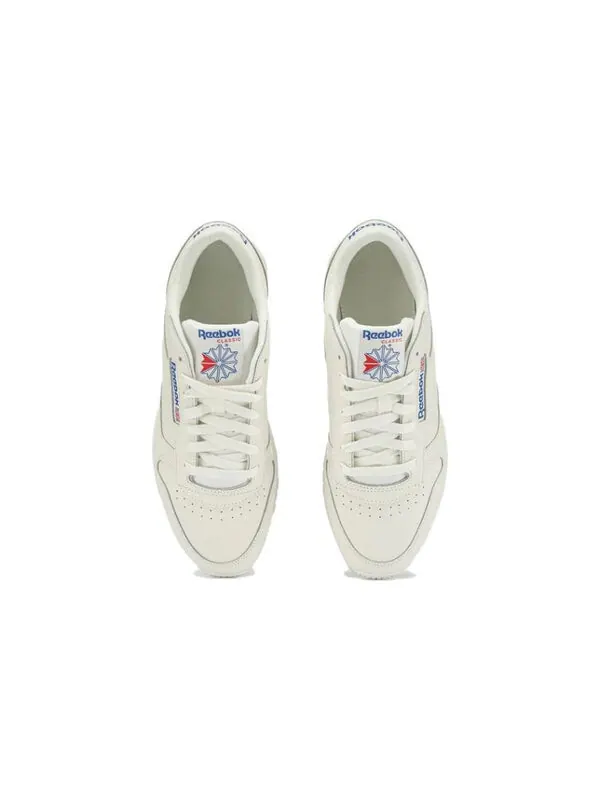 Кроссовки classic leather 'chalk vector blue red' Reebok — изображение 3 из 3, синий/красный