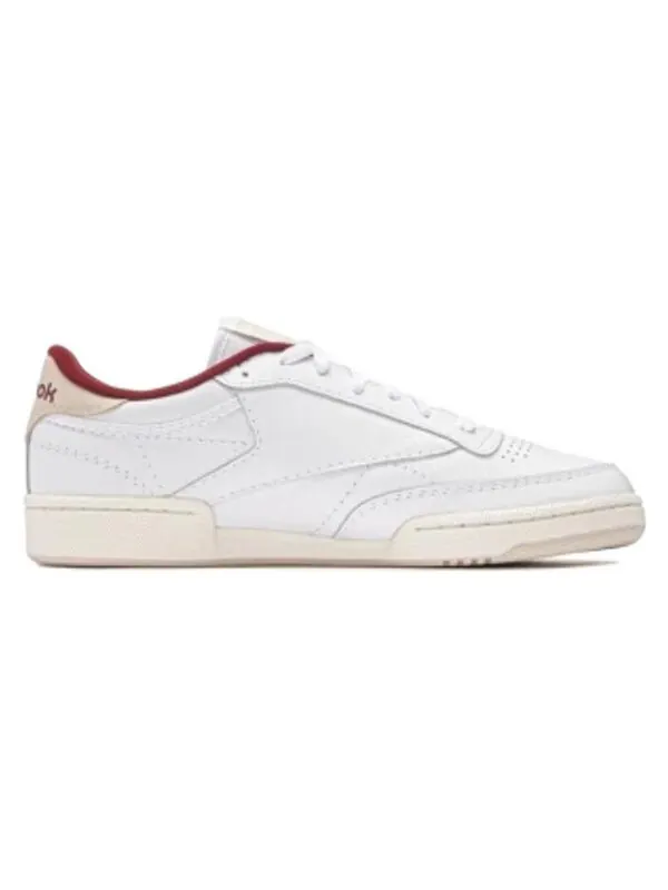 Кроссовки club c85 shoes 'white classic maroon' Reebok — изображение 3 из 4, белый//классический