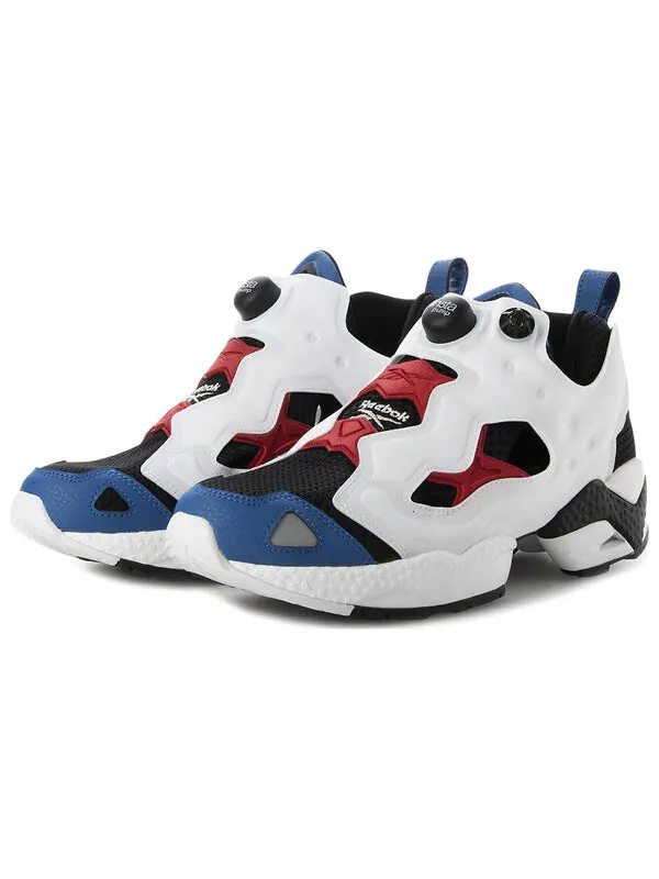 Кроссовки instapump fury 95 'white black vector blue' Reebok — изображение 4 из 4, черный/белый/синий