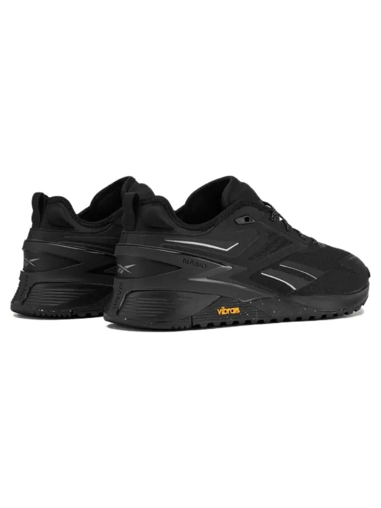 Кроссовки Reebok Nano X3 Adventure 'Black Pewter' — изображение 2 из 3, черный