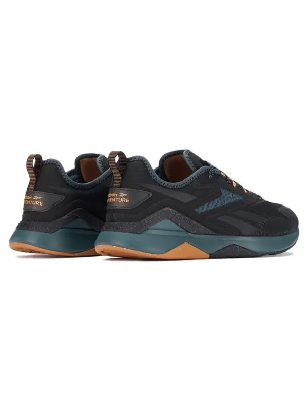 Кроссовки nanoflex adventure tr 2 'black hoops blue' Reebok — изображение 3 из 4, черный/синий/коричневый