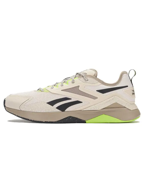 Кроссовки nanoflex adventure tr 2.0 'stucco boulder beige' Reebok — изображение 2 из 4, бежевый/черный