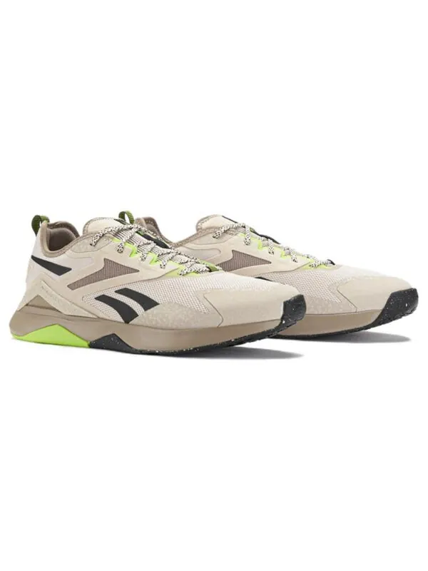 Кроссовки nanoflex adventure tr 2.0 'stucco boulder beige' Reebok — изображение 3 из 4, бежевый/черный