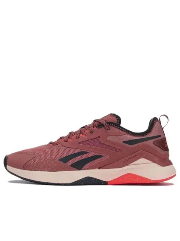 Кроссовки nanoflex adventure tr 2 'burgundy beige black' Reebok — изображение 1 из 3, бордовый/бежевый/черный