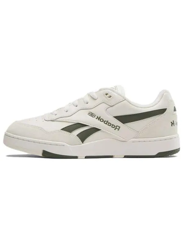 Кроссовки bb 4000 'white olive green' Reebok — изображение 2 из 4, белый/зеленый