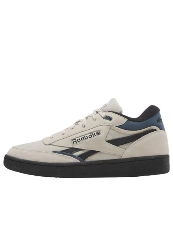 Кроссовки club c mid ii revenge vintage 'cream blue' Reebok — изображение 1 из 4, кремовый/синий/черный