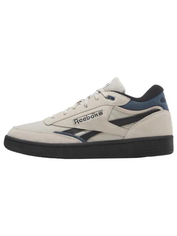 Кроссовки club c mid ii revenge vintage 'cream blue' Reebok — изображение 2 из 4, кремовый/синий/черный
