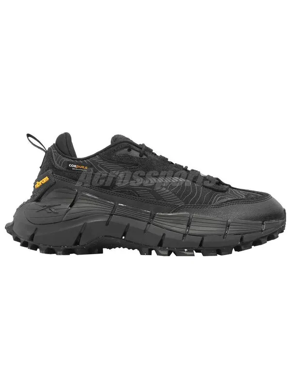 Кроссовки zig kinetica 2.5 edge 'black pure grey' Reebok — изображение 2 из 4, черный/серый/черный