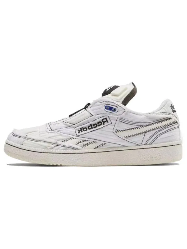 Кроссовки market x club c 85 pump 'chalk black' Reebok — изображение 2 из 2, белый//черный